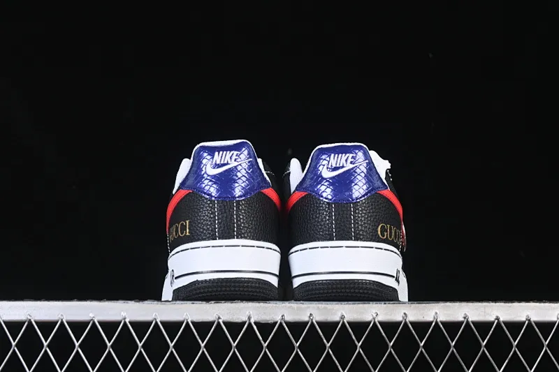 All categories Nk Air Force 1 Air Force series Nk Air Force 1 Low Air Force low-top Nike Air Force 1'07 Low Gucci joint black and red hook Air Force 1 low-top casual sneakers AH8462-001